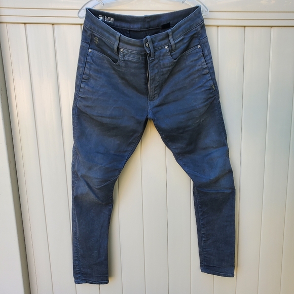 D-STAQ 3D Super Slim G-Star Raw Black Jeans - Picture 1 of 4